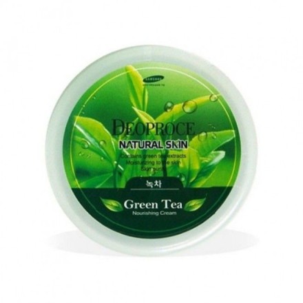 Deoproce Крем для лица и тела с экстрактом зеленого чая, 100 мл