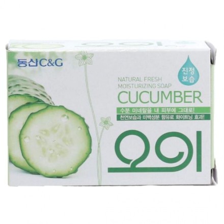 Clio Туалетное мыло огуречное / New Cucumber Soap,100 г по 4 шт.