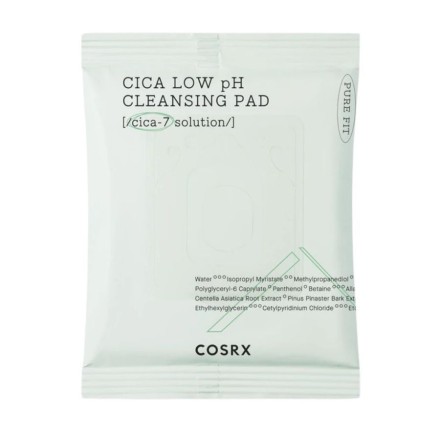 COSRX Успокаивающие тонер-пэды / Pure Fit Cica Low pH Cleansing Pad, 30 шт