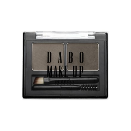 DABO Тени для бровей / Make Up Eyebrow Powder Cake 02, Gray Duo