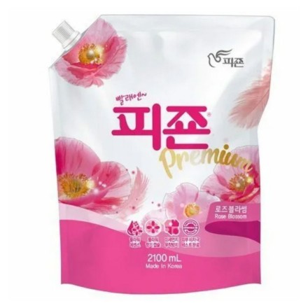 PIGEON Кондиционер для белья розовый сад / Regular Fabric Softener Pink, 2100 мл