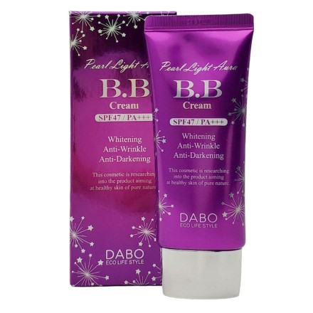 DABO BB крем для лица жемчужное сияние / Pearl Light Aura BB Cream SPF 47 PA+++ #1, Real beige, 50 г