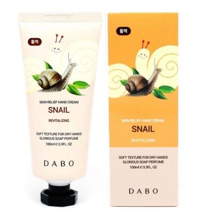 DABO Восстанавливающий крем для рук с муцином улитки / Skin Relief Snail Nourishing Hand Cream, 100 мл