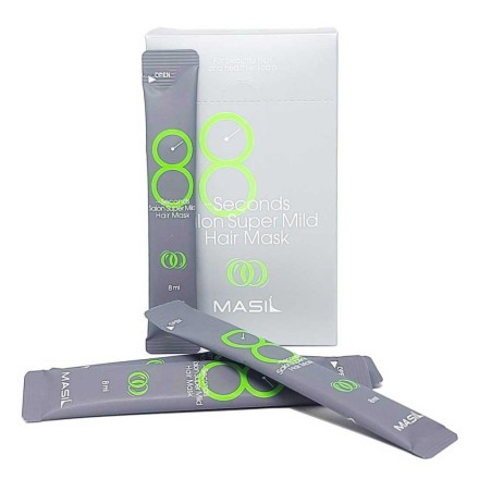 Masil Маска для ослабленных волос / 8 Seconds Salon Super Mild Hair Mask Stick Pouch, 8 мл*20 шт