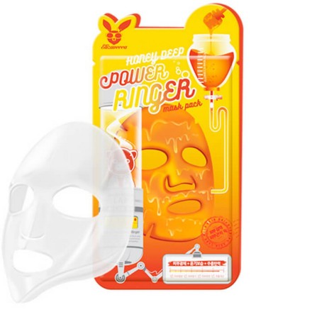 Elizavecca Питательная тканевая маска для лица с экстрактом мёда / Honey Deep Power Ringer Mask Pack, 23 мл
